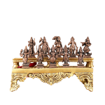 Pure Copper Dashavatar Miniature Set | 2.5" Sacred Collection | 607g Divine Art | Complete Avatar Series | Perfect Gift Set | Jaipurio